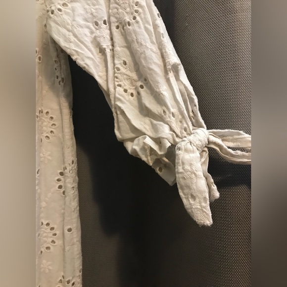 White midi crochet dress size s - Picture 2 of 3